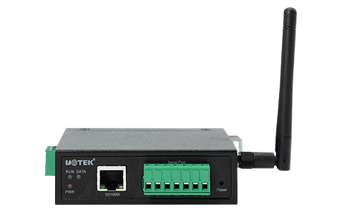 UT-6801S-WL 導(dǎo)軌式無(wú)線WIFI轉(zhuǎn)1口 RS-232/485/422串口服務(wù)器