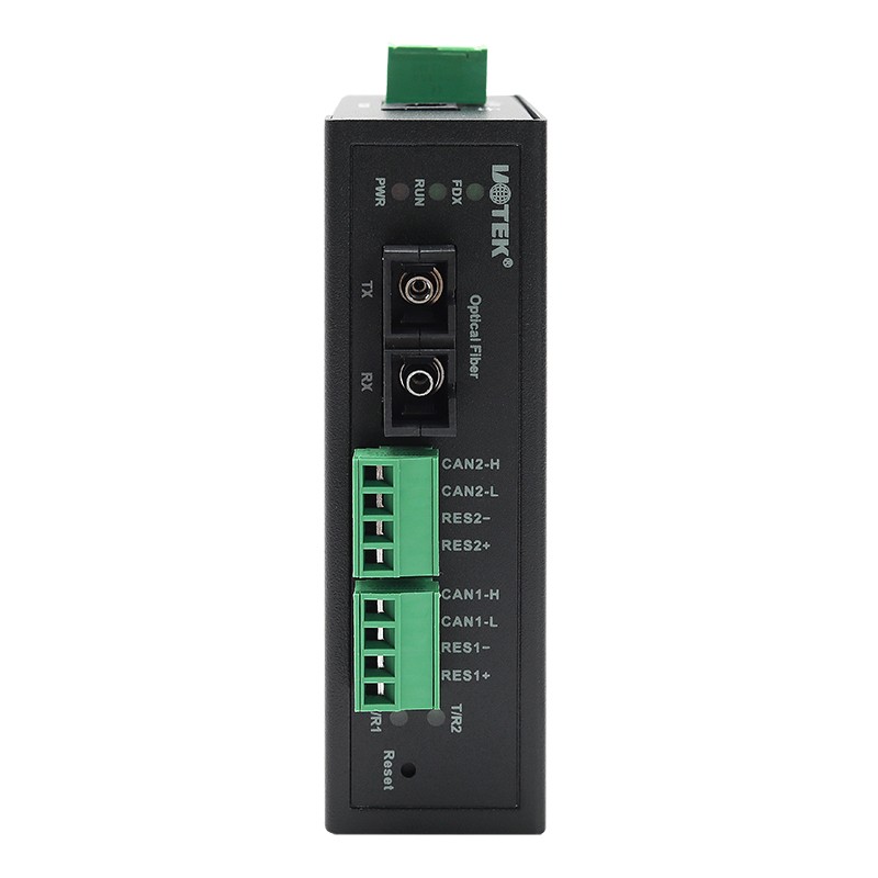 100M光纖轉2路 CANBUS 轉換器